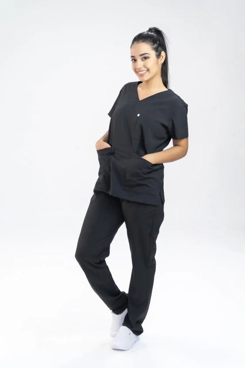Conjunto Clasico Femenino - Gabardina semi elastizada